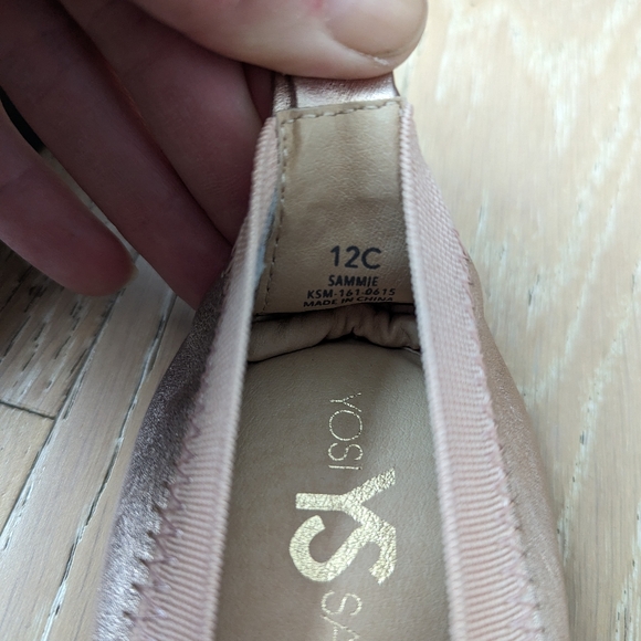 Yosi Samra Rose Gold Ballet Flats NIB Girls Size 12 - Picture 5 of 5